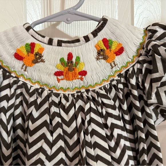Smocked or Not Smocked Thanksgiving Dress - Picture 4 of 9